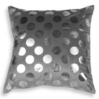 Dekoratyvinis pagalvės užvalkalas 45x45 sidabrinis