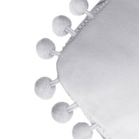 Dekoratyvinis pagalvės užvalkalas Fluffy 45x45 - pilkas