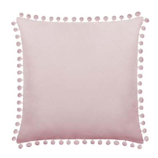 Dekoratyvinis pagalvės užvalkalas Fluffy 45x45 - pudra rožinė