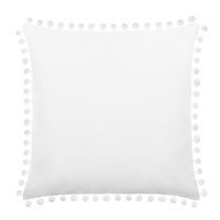 Dekoratyvinis pagalvės užvalkalas Fluffy 45x45 - baltas