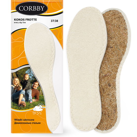Corbby KOKOS FROTTE batų vidpadžiai