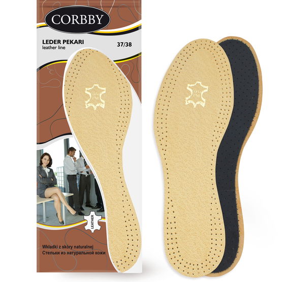 Corbby LEDER PEKARI Vidpadžiai iš aukštos kokybės natūralios odos (BSB3522)