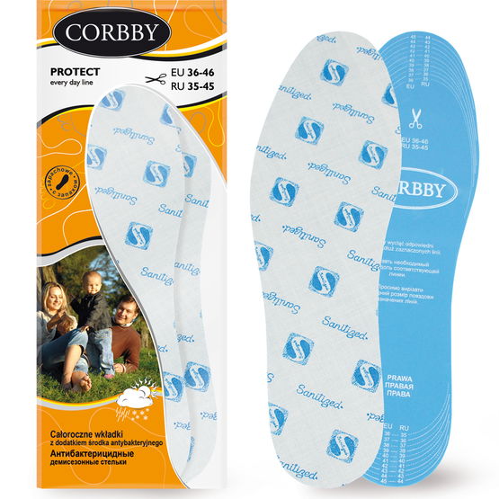 Corbby PROTECT vidpadžiai ištisus metus su antibakterine priemone (BSB3524)