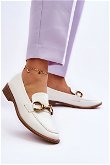 Klasikiniai moteriški batai Balti Lorien