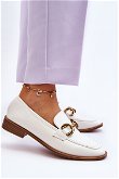 Klasikiniai moteriški batai Balti Lorien