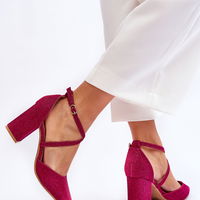 Madingi blizgantys bateliai Ant kulno Fuchsia Galaxy (BSB25958)
