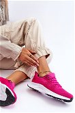 Klasikiniai moteriški sportiniai batai su raišteliais Fuchsia Darla