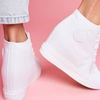 Sneakers batai modelio batai Big Star baltos spalvos (BSB10586)