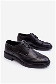 Vyriški elegantiški odiniai batai Black Gustavo